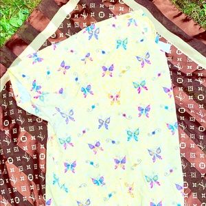 SB Scrubs Women’s 3X Butterflies Scrub Top